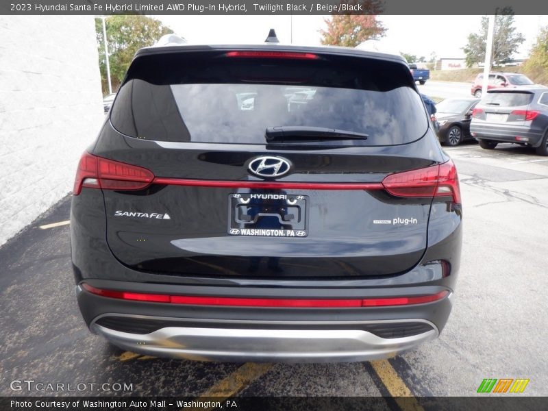 Twilight Black / Beige/Black 2023 Hyundai Santa Fe Hybrid Limited AWD Plug-In Hybrid