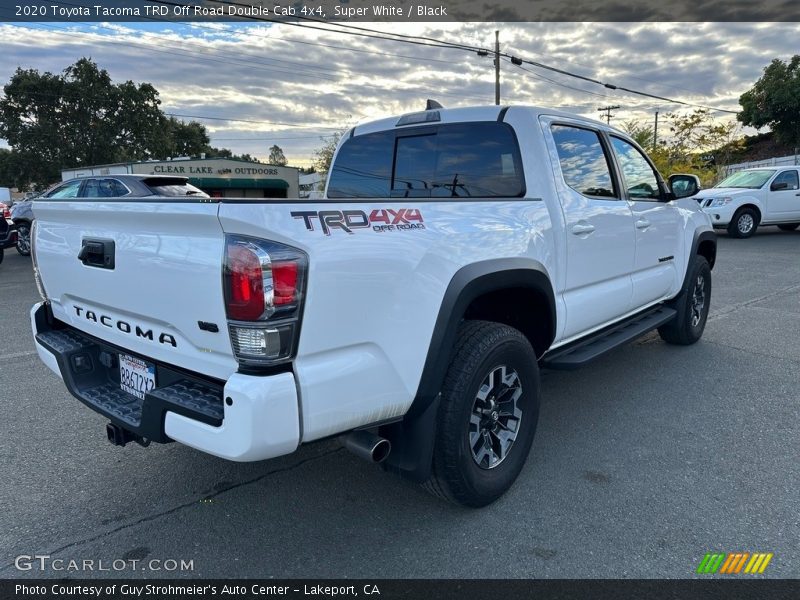 Super White / Black 2020 Toyota Tacoma TRD Off Road Double Cab 4x4