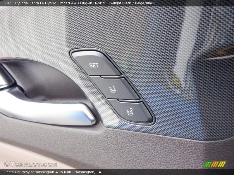 Twilight Black / Beige/Black 2023 Hyundai Santa Fe Hybrid Limited AWD Plug-In Hybrid