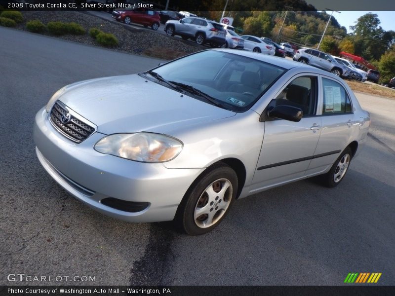 Silver Streak Mica / Stone 2008 Toyota Corolla CE