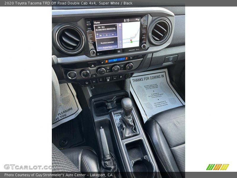 Super White / Black 2020 Toyota Tacoma TRD Off Road Double Cab 4x4