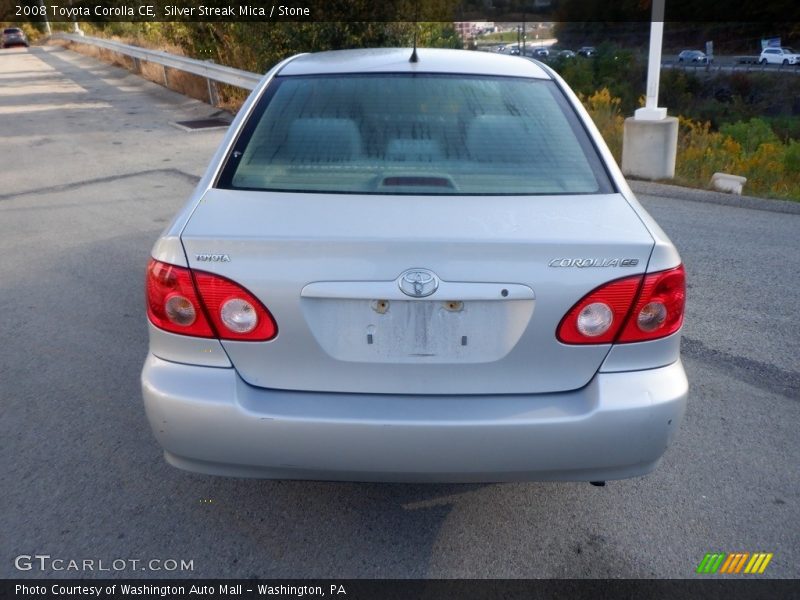 Silver Streak Mica / Stone 2008 Toyota Corolla CE