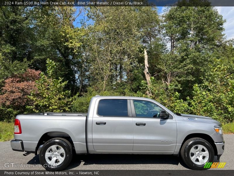  2024 1500 Big Horn Crew Cab 4x4 Billet Silver Metallic