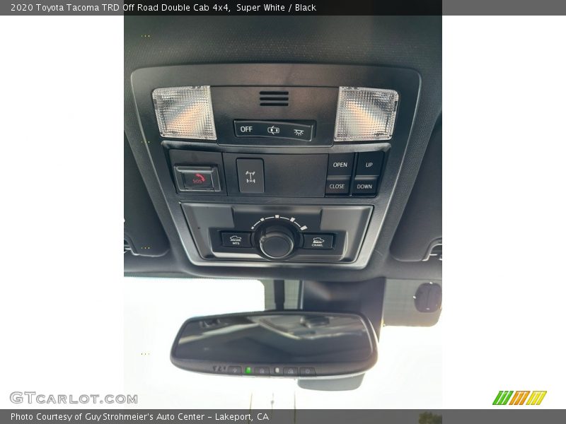 Super White / Black 2020 Toyota Tacoma TRD Off Road Double Cab 4x4