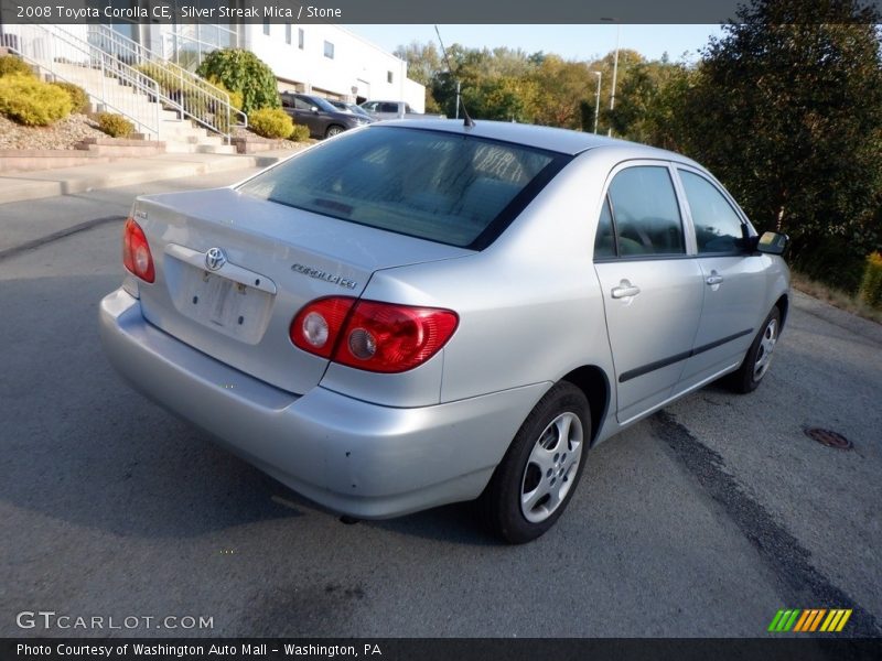 Silver Streak Mica / Stone 2008 Toyota Corolla CE