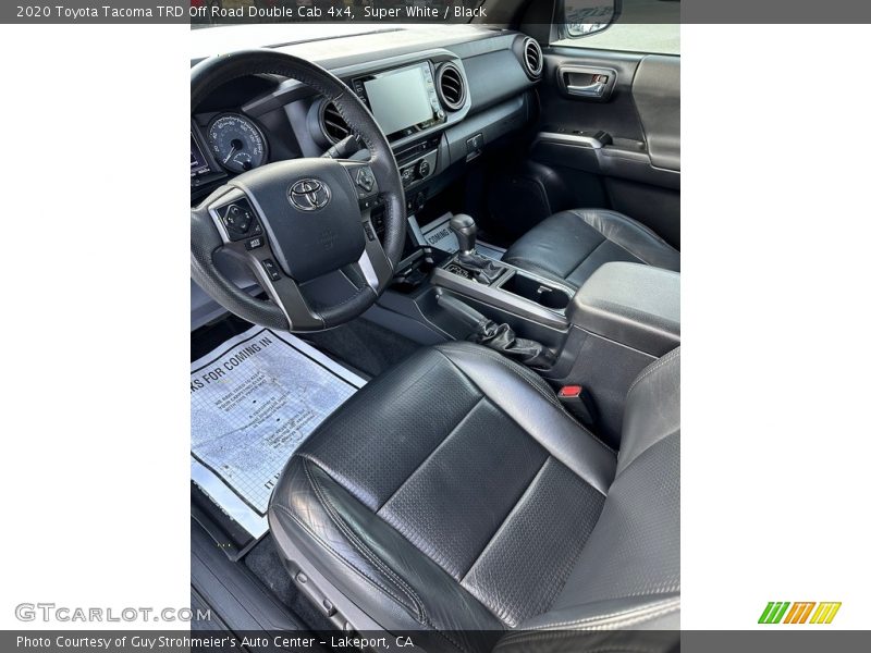 Super White / Black 2020 Toyota Tacoma TRD Off Road Double Cab 4x4
