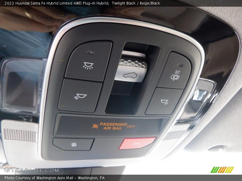 Controls of 2023 Santa Fe Hybrid Limited AWD Plug-In Hybrid