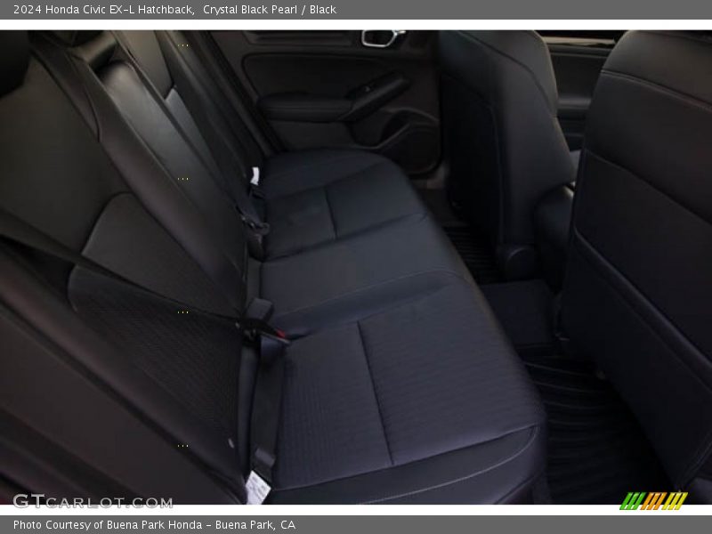 Crystal Black Pearl / Black 2024 Honda Civic EX-L Hatchback