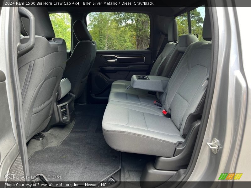 Rear Seat of 2024 1500 Big Horn Crew Cab 4x4