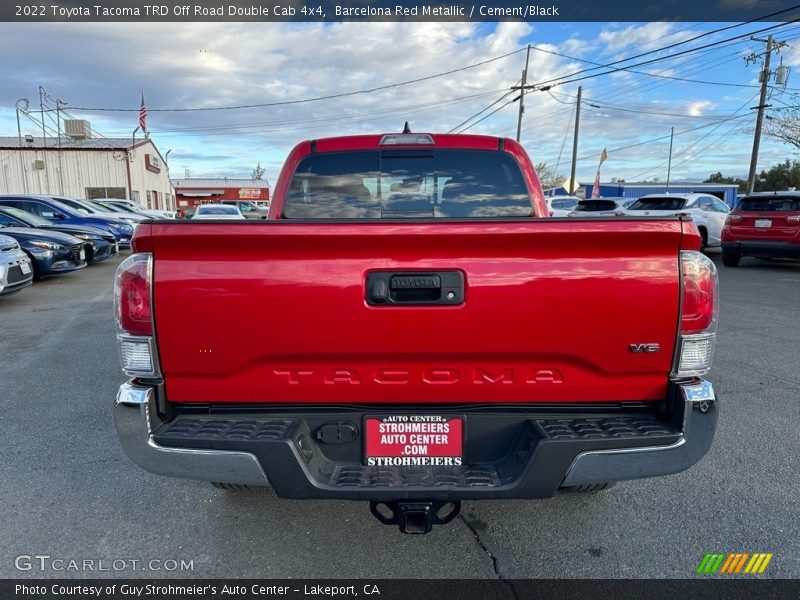 Barcelona Red Metallic / Cement/Black 2022 Toyota Tacoma TRD Off Road Double Cab 4x4