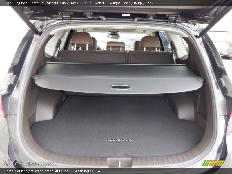  2023 Santa Fe Hybrid Limited AWD Plug-In Hybrid Trunk