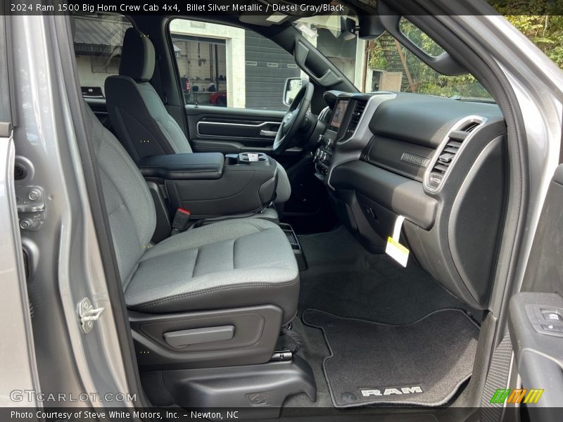 Front Seat of 2024 1500 Big Horn Crew Cab 4x4