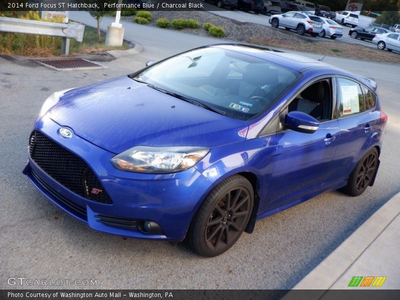 Performance Blue / Charcoal Black 2014 Ford Focus ST Hatchback