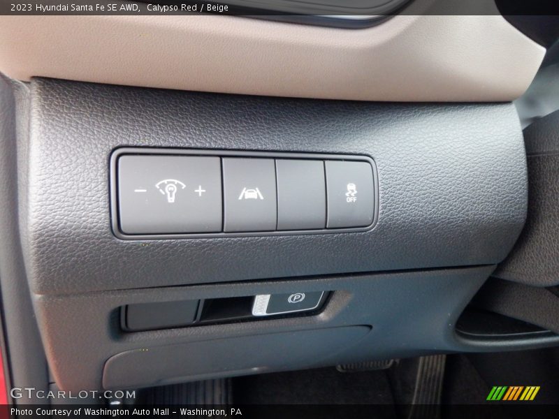 Calypso Red / Beige 2023 Hyundai Santa Fe SE AWD