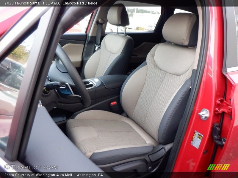  2023 Santa Fe SE AWD Beige Interior
