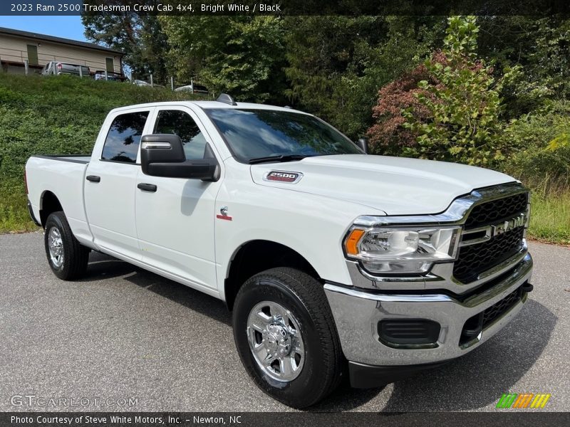 Bright White / Black 2023 Ram 2500 Tradesman Crew Cab 4x4