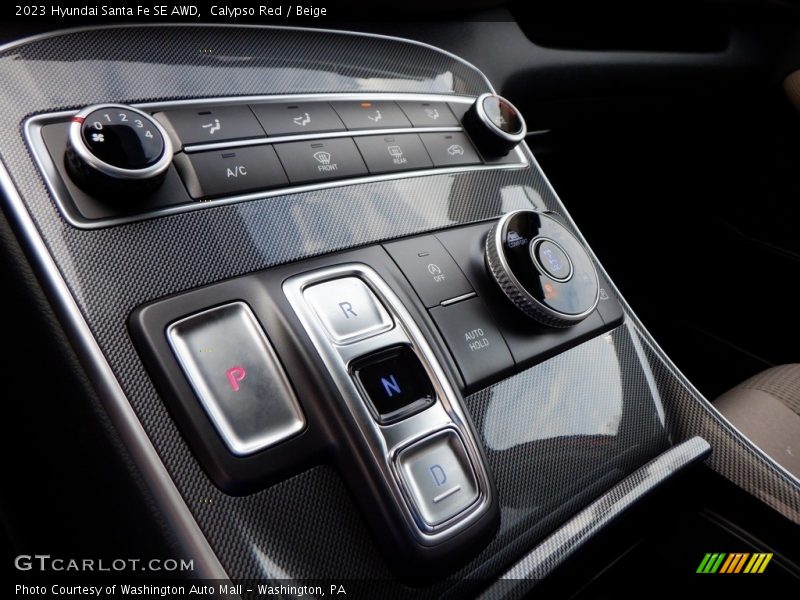 Controls of 2023 Santa Fe SE AWD
