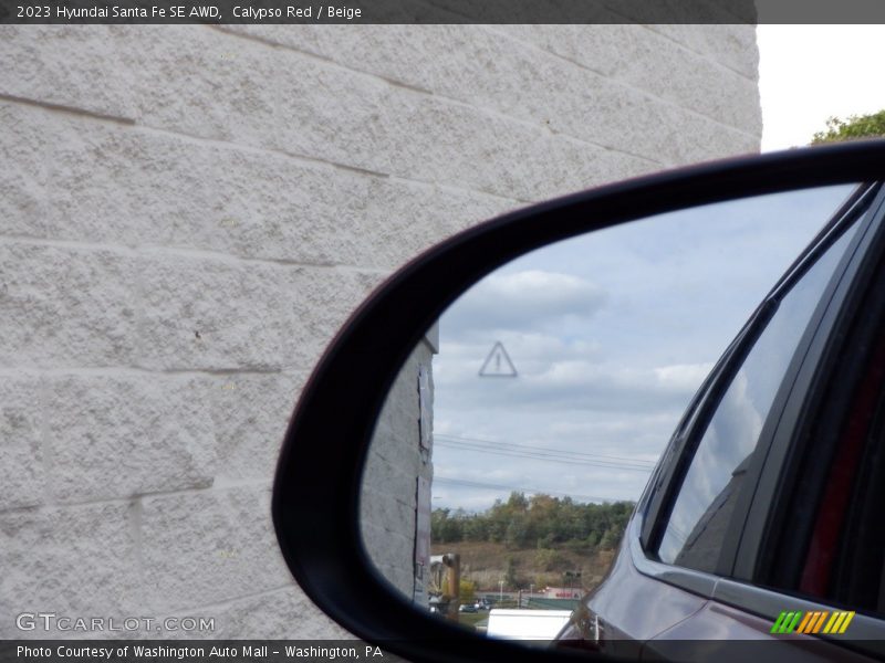 Calypso Red / Beige 2023 Hyundai Santa Fe SE AWD