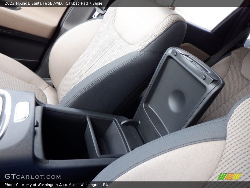 Calypso Red / Beige 2023 Hyundai Santa Fe SE AWD