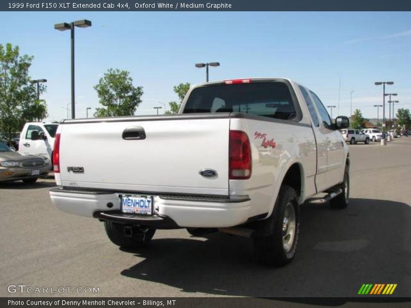 Oxford White / Medium Graphite 1999 Ford F150 XLT Extended Cab 4x4