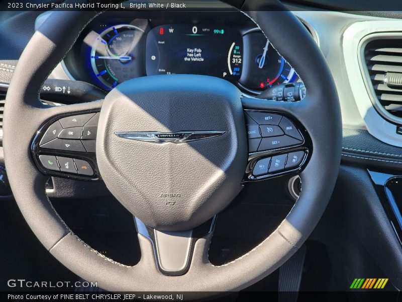 Bright White / Black 2023 Chrysler Pacifica Hybrid Touring L