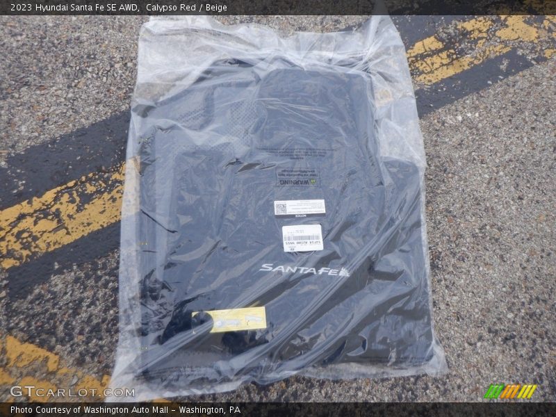 Calypso Red / Beige 2023 Hyundai Santa Fe SE AWD