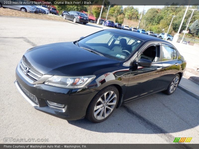 Crystal Black Pearl / Black 2013 Honda Accord Sport Sedan