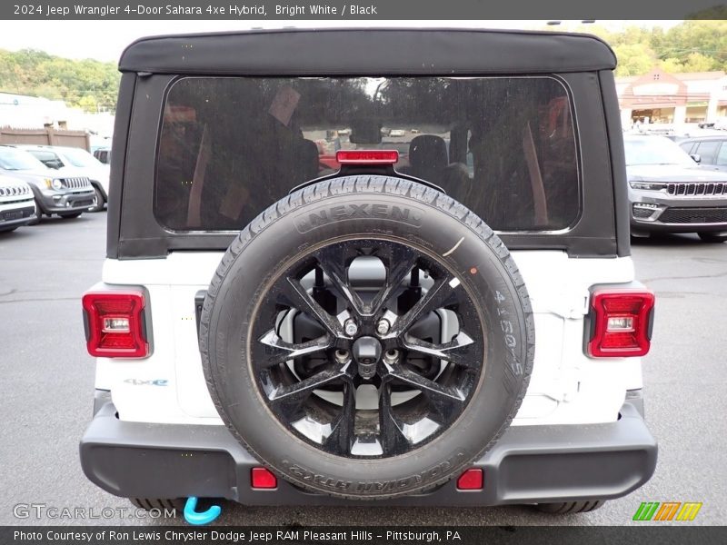 Bright White / Black 2024 Jeep Wrangler 4-Door Sahara 4xe Hybrid