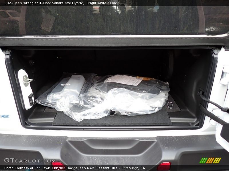 Bright White / Black 2024 Jeep Wrangler 4-Door Sahara 4xe Hybrid