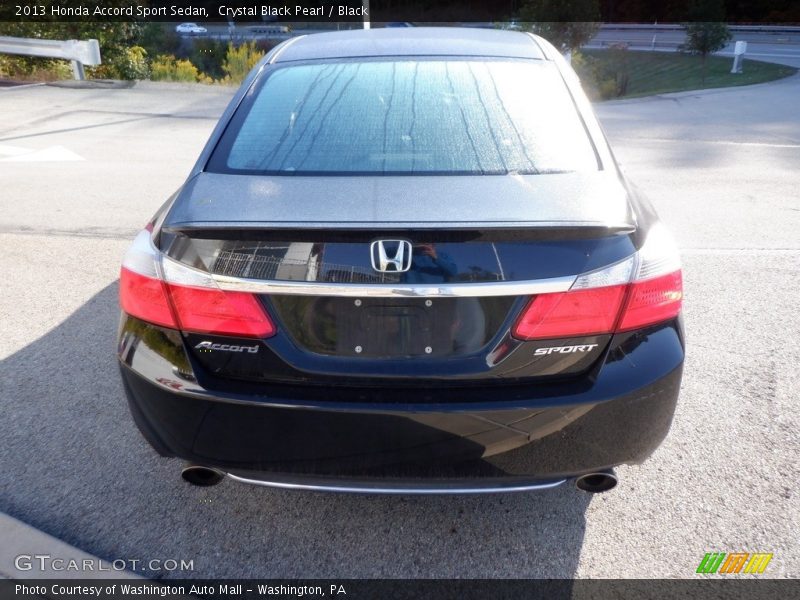 Crystal Black Pearl / Black 2013 Honda Accord Sport Sedan