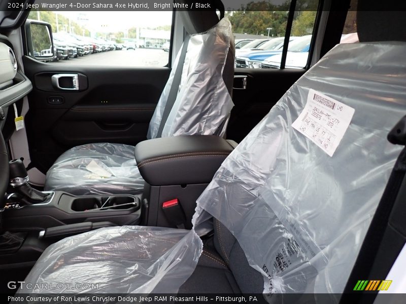 Bright White / Black 2024 Jeep Wrangler 4-Door Sahara 4xe Hybrid