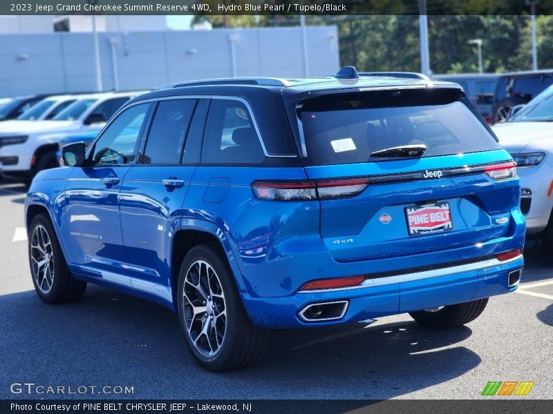 Hydro Blue Pearl / Tupelo/Black 2023 Jeep Grand Cherokee Summit Reserve 4WD