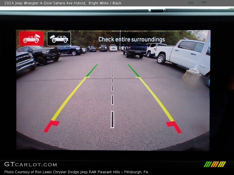 Bright White / Black 2024 Jeep Wrangler 4-Door Sahara 4xe Hybrid