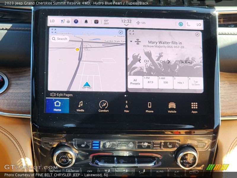 Controls of 2023 Grand Cherokee Summit Reserve 4WD