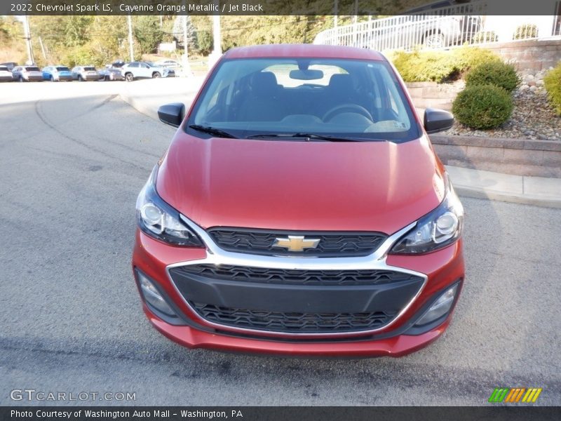 Cayenne Orange Metallic / Jet Black 2022 Chevrolet Spark LS