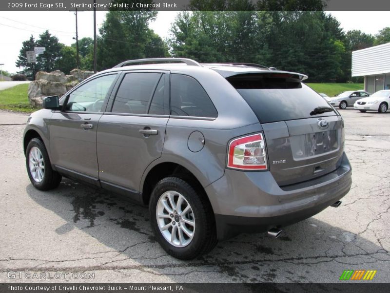 Sterling Grey Metallic / Charcoal Black 2009 Ford Edge SEL