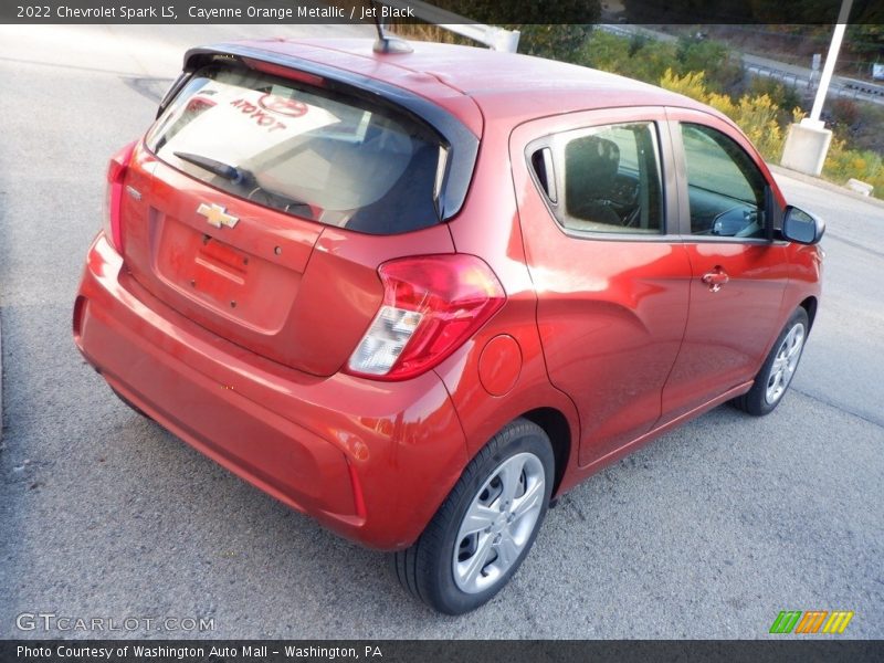 Cayenne Orange Metallic / Jet Black 2022 Chevrolet Spark LS