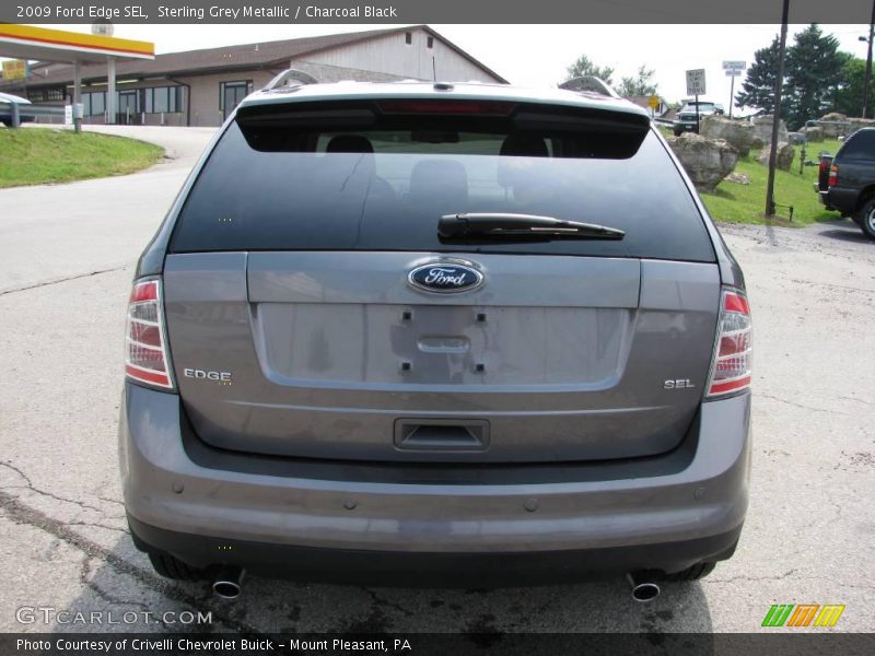 Sterling Grey Metallic / Charcoal Black 2009 Ford Edge SEL