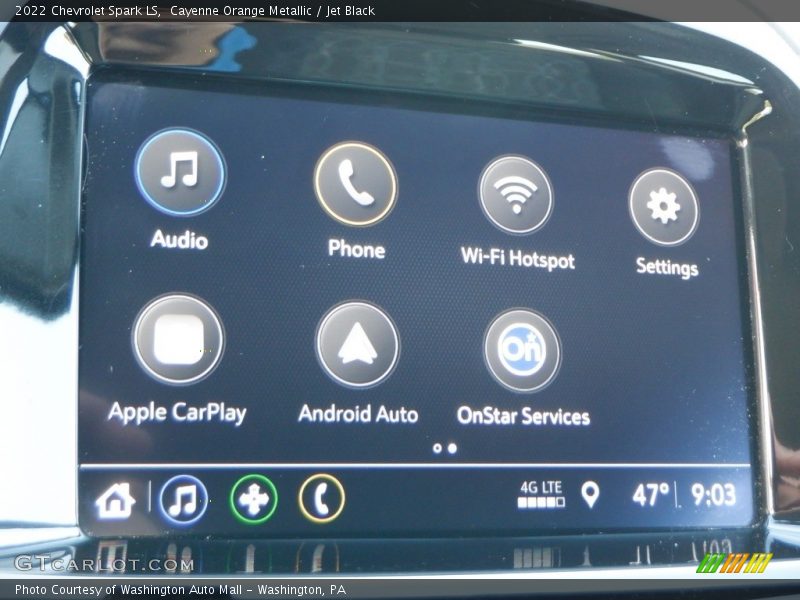 Cayenne Orange Metallic / Jet Black 2022 Chevrolet Spark LS