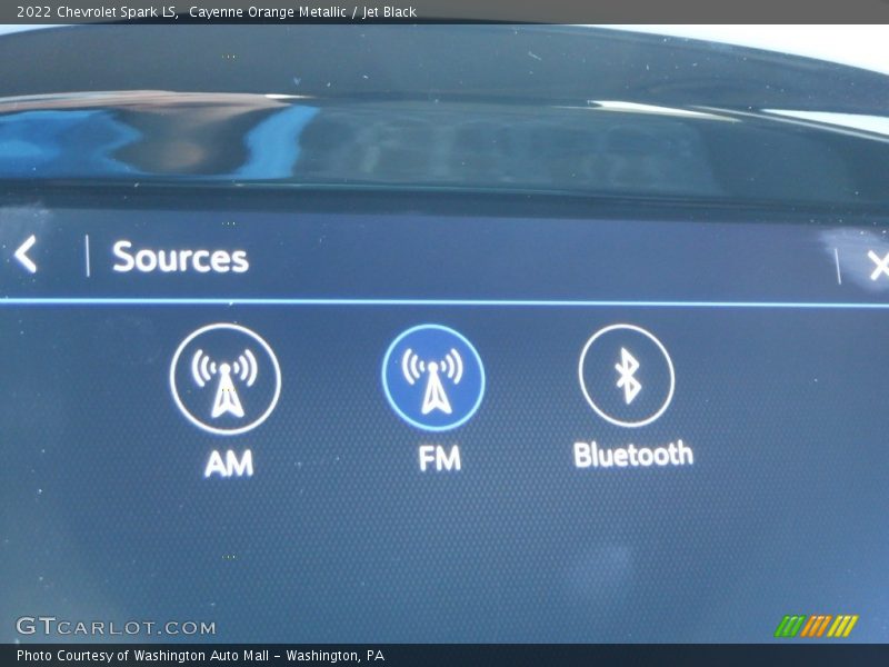 Cayenne Orange Metallic / Jet Black 2022 Chevrolet Spark LS