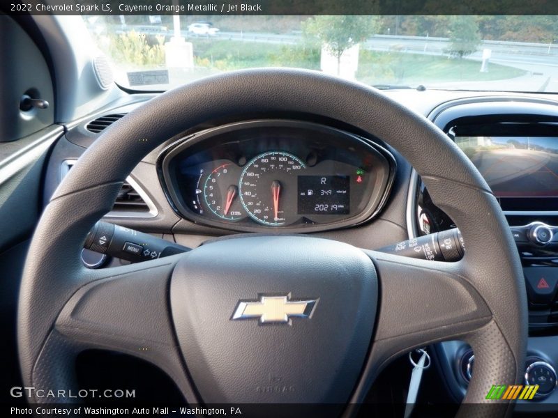 Cayenne Orange Metallic / Jet Black 2022 Chevrolet Spark LS