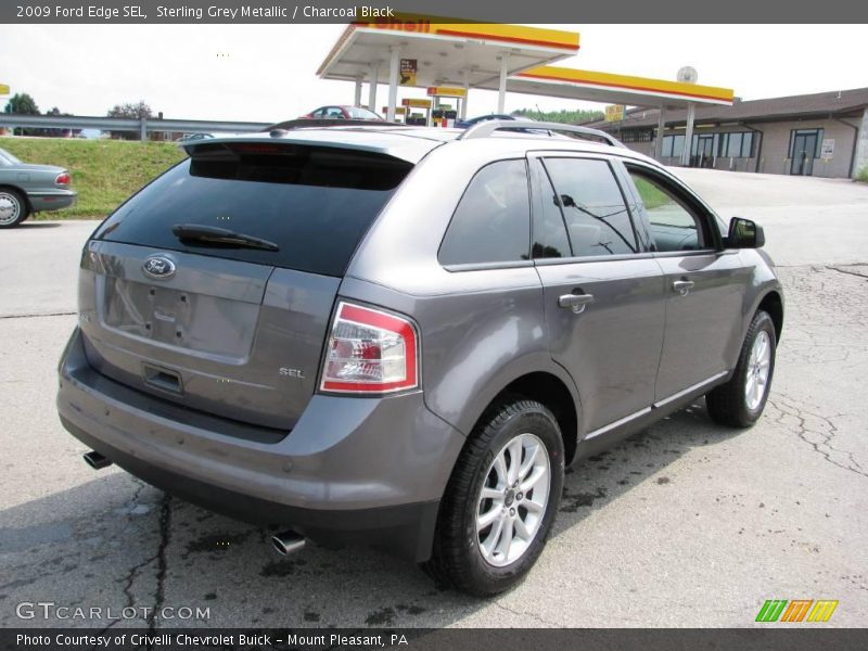Sterling Grey Metallic / Charcoal Black 2009 Ford Edge SEL