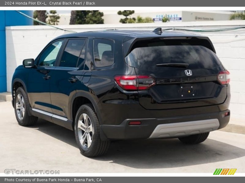 Crystal Black Pearl / Black 2024 Honda Pilot EX-L