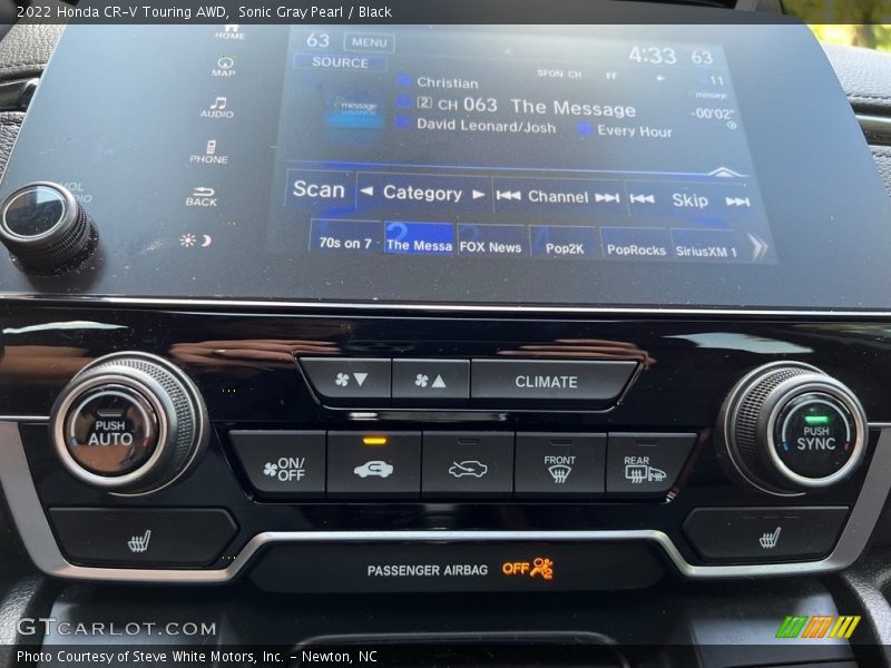 Controls of 2022 CR-V Touring AWD