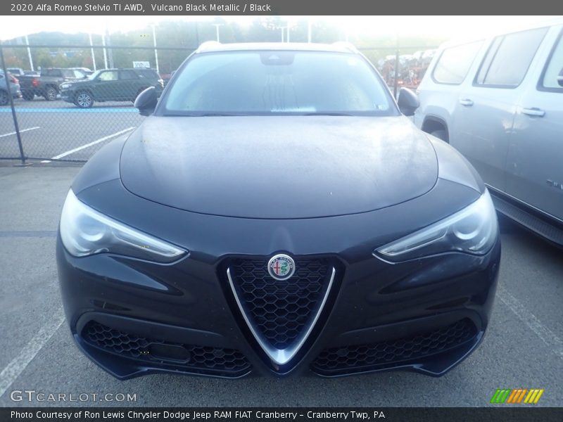 Vulcano Black Metallic / Black 2020 Alfa Romeo Stelvio TI AWD