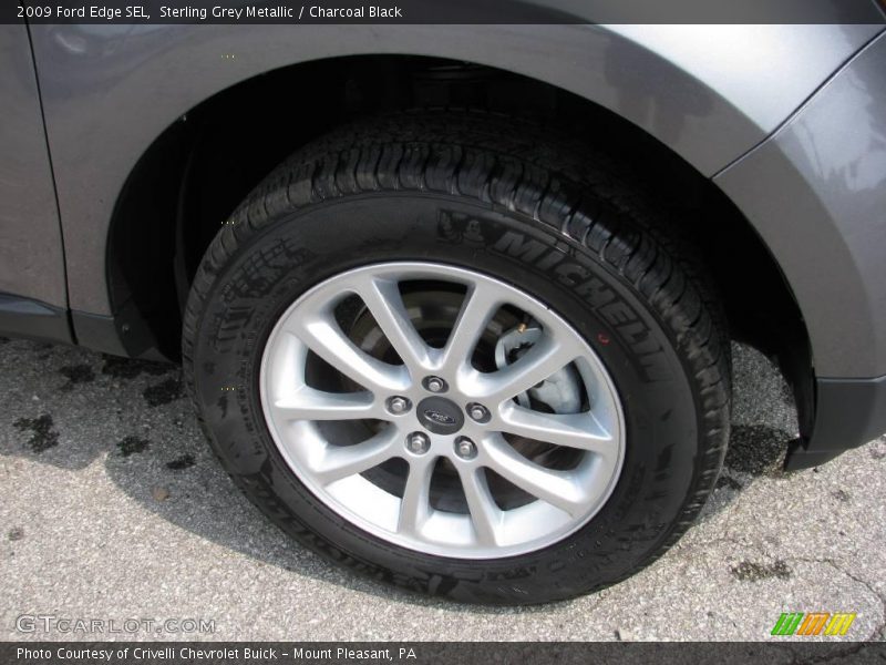 Sterling Grey Metallic / Charcoal Black 2009 Ford Edge SEL