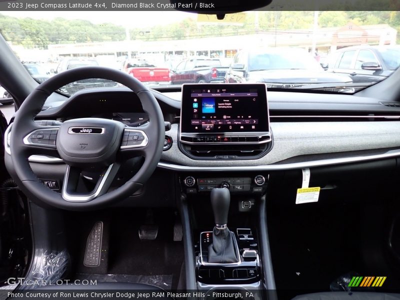 Diamond Black Crystal Pearl / Black 2023 Jeep Compass Latitude 4x4