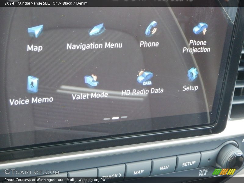 Onyx Black / Denim 2024 Hyundai Venue SEL