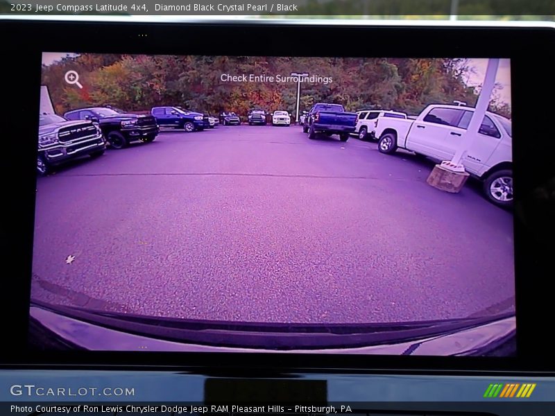 Diamond Black Crystal Pearl / Black 2023 Jeep Compass Latitude 4x4