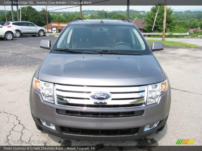 Sterling Grey Metallic / Charcoal Black 2009 Ford Edge SEL